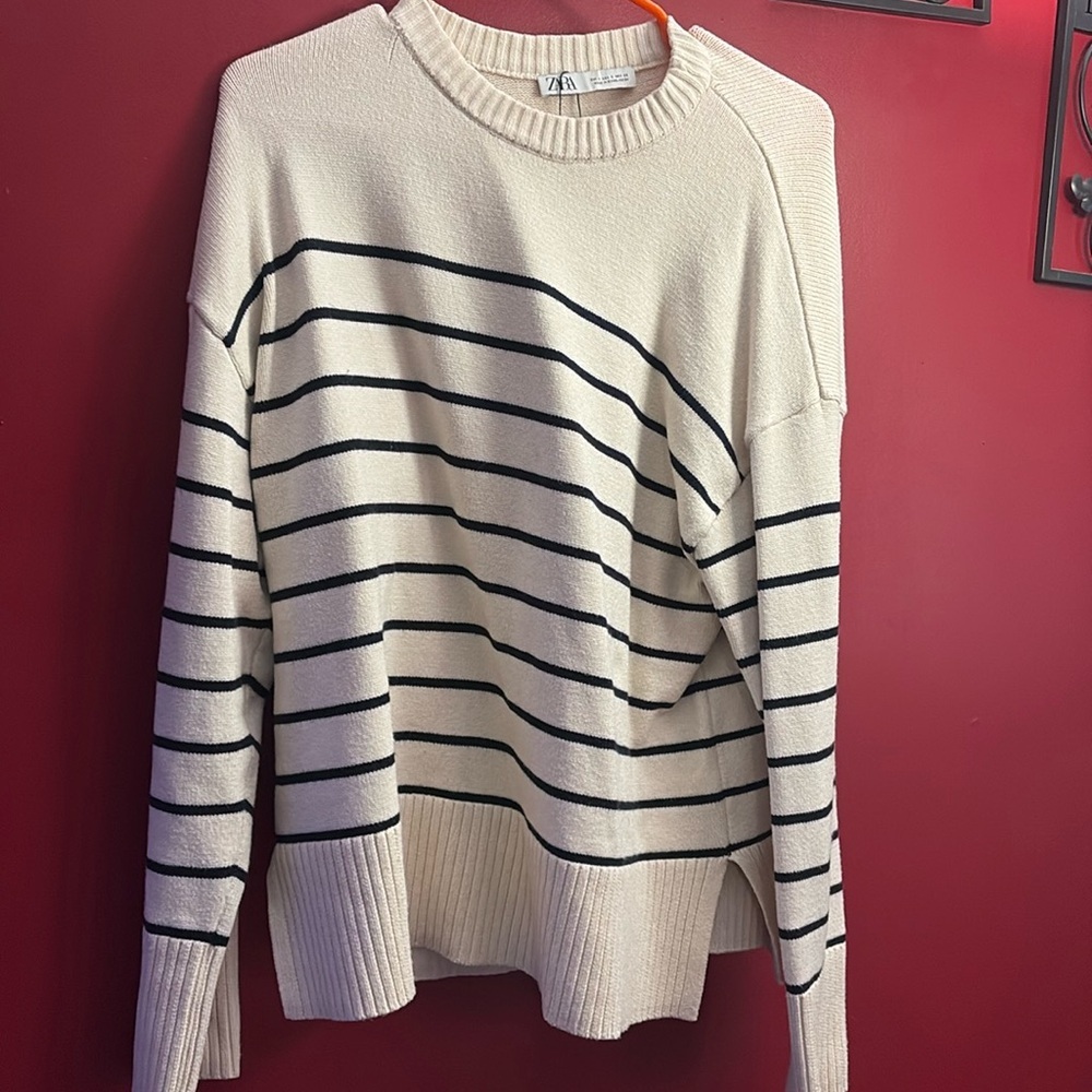 Striped Zara sweater